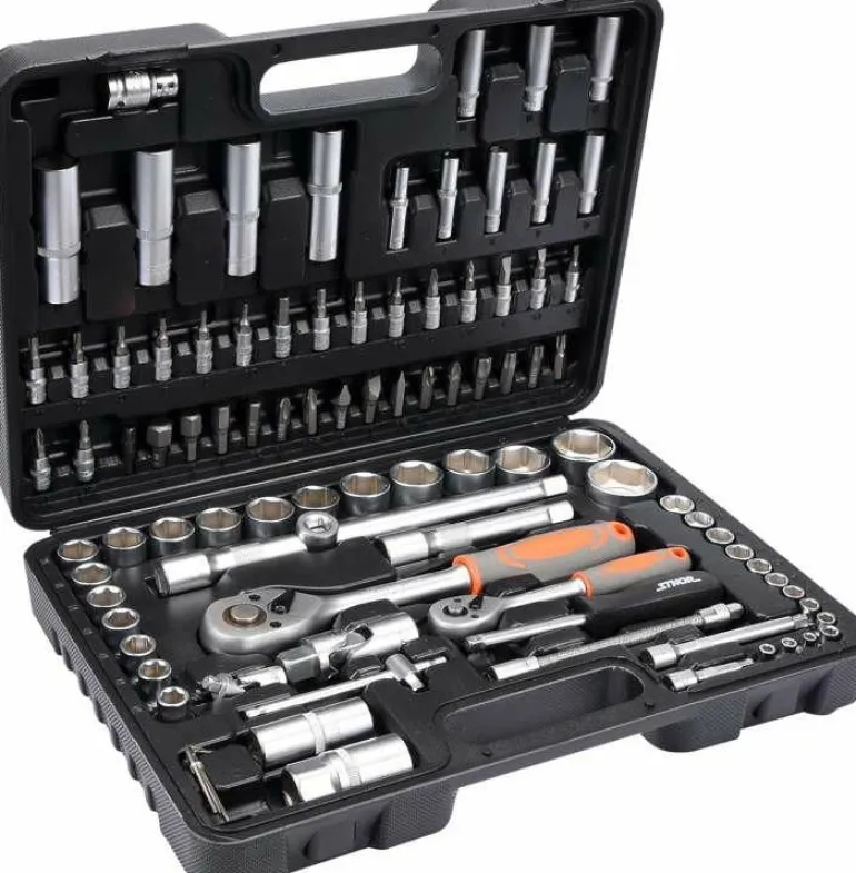 STHOR ZESTAW KLUCZY 94 ELEMENTÓW 1/2", 1/4 58687
