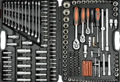 STHOR ZESTAW KLUCZY 216el 1/2"/3/8"/1/4" 58691