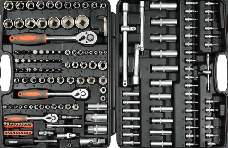 STHOR ZESTAW KLUCZY 173el 1/2"/3/8"/1/4" 58688