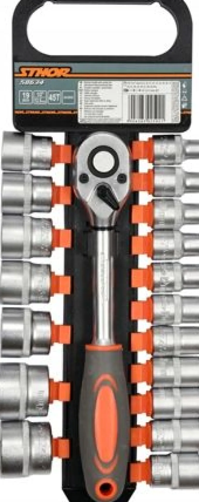 STHOR ZESTAW KLUCZY 1/2" 19el