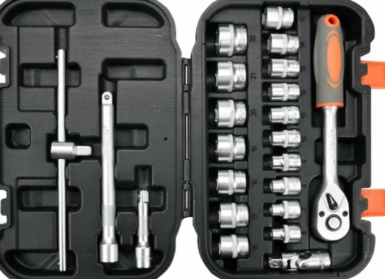 STHOR ZESTAW KLUCZY 3/8" 22el 58661