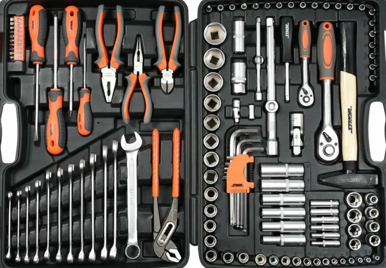 STHOR ZESTAW NARZĘDZI 122 ELEMENTÓW 58690