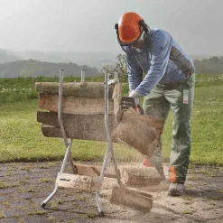 Stojak do cięcia drewna Wolfcraft - mały