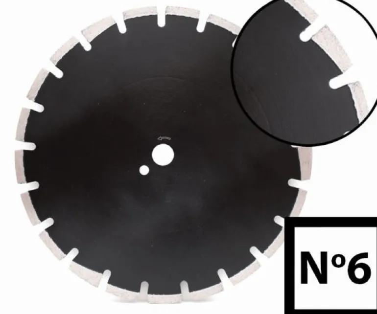 Tarcza diamentowa do asfaltu 350 x 25,4/10 ABRABORO N6 laser