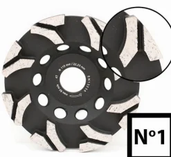 Tarcza diamentowa garnkowa 125 x 22 ABRABORO N1