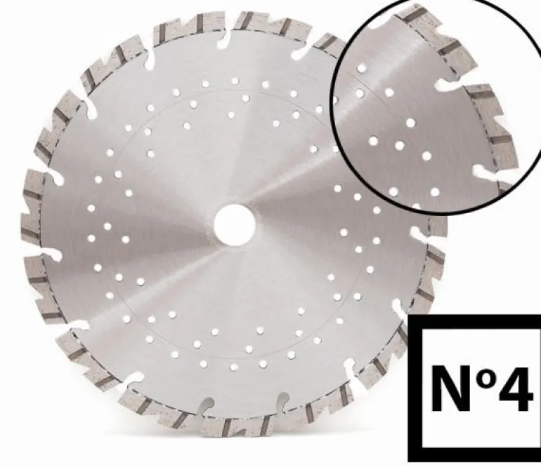 Tarcza diamentowa uniwersalna 350 x 25,4/10 ABRABORO N4, mega szybka