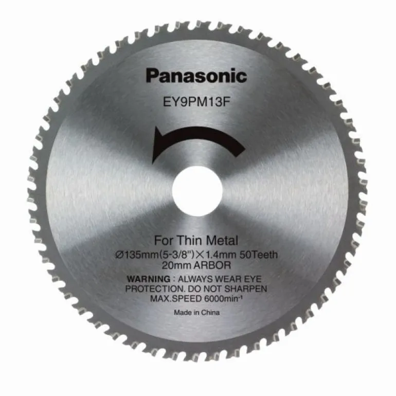 Tarcza do metalu (cienkie cięcie), dla EY45A2 /4542, średnica 135mm 50 zębów PANASONIC