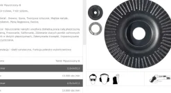 TARPOL TARNIK WPUSZCZONY FI = 125mm x 3 x 22,2mm, GŁADŹ OSTATECZNA T-63