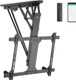 Uchwyt TV elektryczny sufitowy z Pilotem sterującym VESA max 600x400