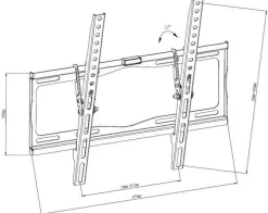 UCHWYT TV LCD LED CV21
