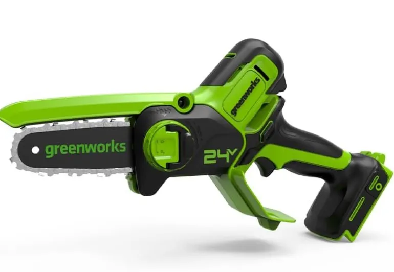 24V minipilarka łańcuchowa Greenworks GD24MCS10K2 zestaw ładowarka + aku 2Ah