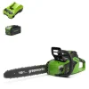 40V pilarka łańcuchowa 40 cm Greenworks GD40CS18K2X zestaw ładowarka + 2x aku 2Ah