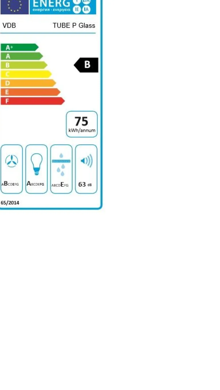 VDB Tube P Glass Black