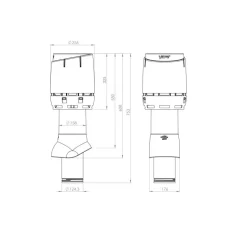 Vilpe FLOW 125P/IS/500