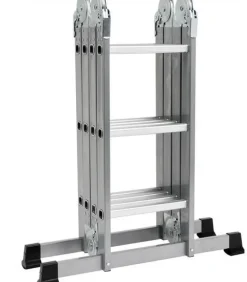 VOREL DRABINA ALUMINIOWA WIELOFUNKCYJNA, PRZEGUBOWA 4 x 3 STOPNIE 17704