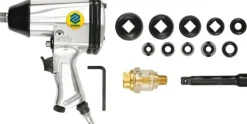 VOREL KLUCZ PNEUMATYCZNY UDAROWY 1/2" + NASADKI 81101