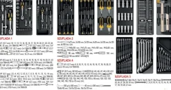 VOREL SZAFKA WARSZTATOWA 6-SZULFAD + 177szt. NARZĘDZI 58540