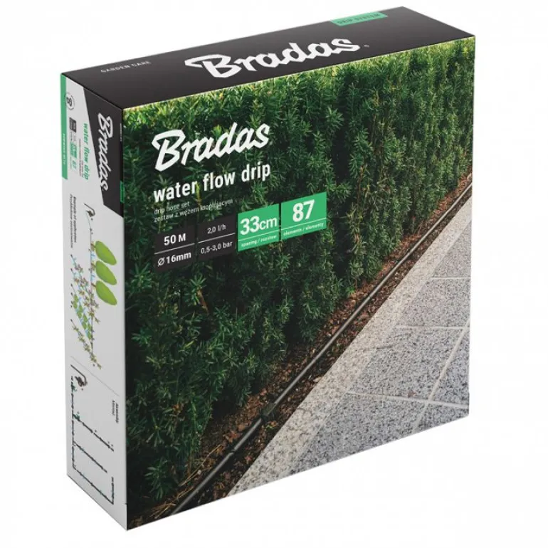 WĄŻ KROPLUJĄCY WATER DRIP ZESTAW 50 METRÓW