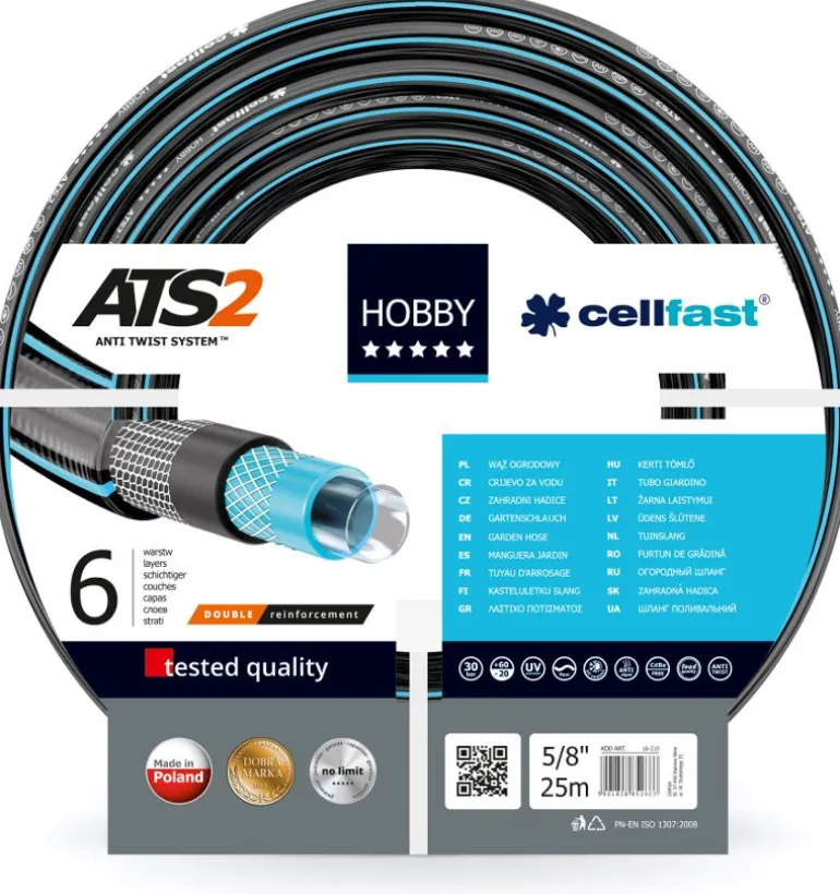 WĄŻ OGR.HOBBY ATS 5/8" 50mb