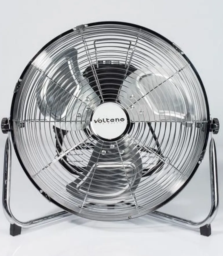 WENTYLATOR-CYRKULATOR PODŁOGOWY 55W 35cm CHROMOWANY