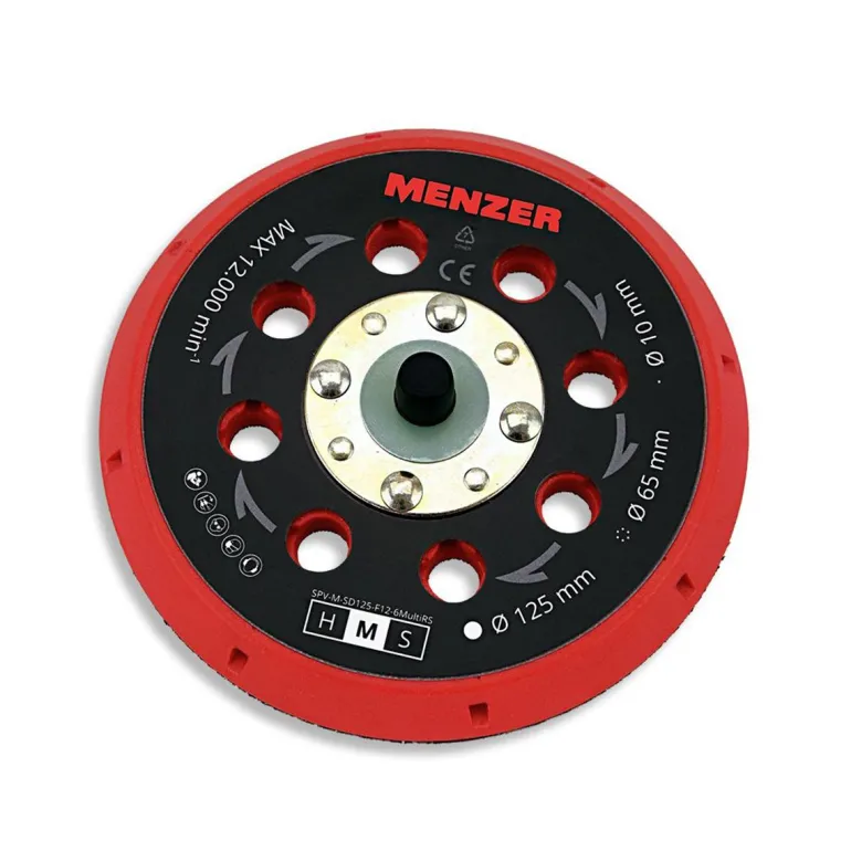 Wielootworowa tarcza szlifierska 125 mm Menzer do ETS - ŚREDNIA