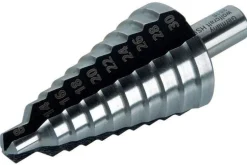 Wiertło stopniowane HSS 8-30 mm Wolfcraft, trzpień 10 mm