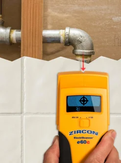 Wykrywacz metalu Zircon E60C (metale żelazne/nieżelazne, przewody elektryczne pod napięciem)