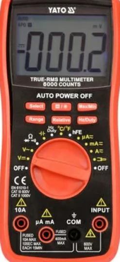 YATO MIERNIK CYFROWY UNIWERSALNY 73085