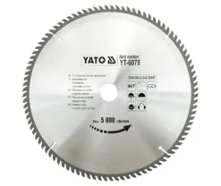 YATO PIŁA TARCZOWA WIDIOWA 300x30mm 96-ZĘBÓW 6078