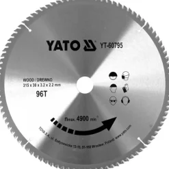 YATO PIŁA TARCZ.WID. 315*96*30 60795