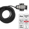 YATO PRZEDŁUŻACZ Z ROZGAŁĘŹNIKIEM 20m 3x1,5mm2 IP44 16A H07RN-F 81162