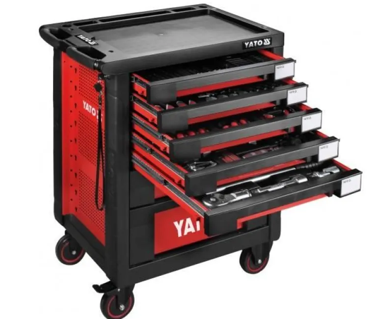 YATO SZAFKA WARSZTATOWA 7-SZUFLAD + NARZĘDZIA 165 elem. 55293