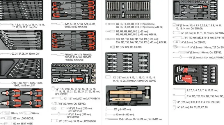 YATO SZAFKA WARSZTATOWA+185szt.NARZĘDZI 55307