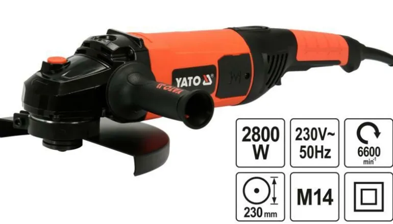 YATO SZLIFIERKA KĄTOWA 230mm 2800W 82110