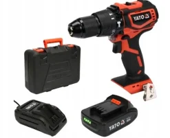 YATO WIERTARKO-WKRĘTARKA UDAROWA 18V 42Nm 1x2,0Ah LI-ION BEZSZCZOTKOWA, W WALIZCE YT-82796