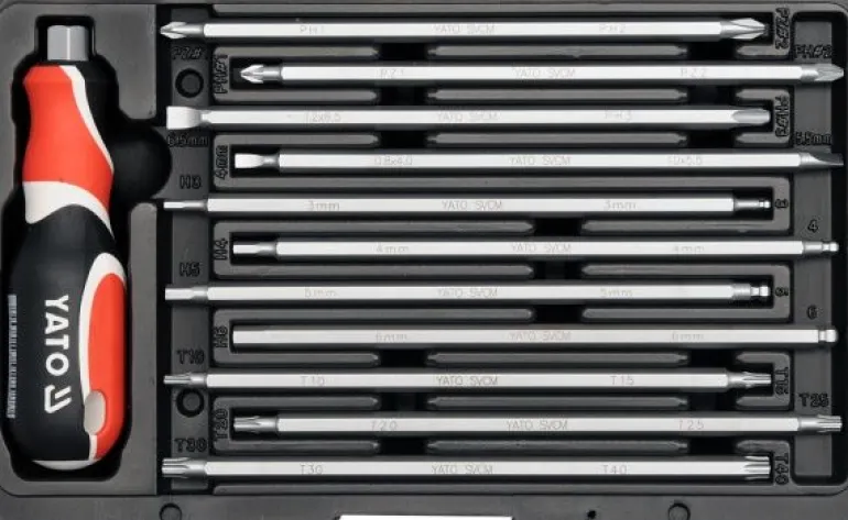 YATO WKRĘTAK Z WYMIENNYMI KOŃCÓWKAMI 22w1 2797