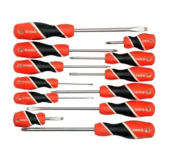 YATO WKRĘTAKI KOMPLET 12szt. PŁASKIE / KRZYŻOWE / KWADRAT, S2 58 HRC, 25967