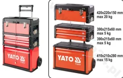 YATO WÓZEK NARZĘDZIOWY MODUŁOWY 3-CZĘŚCIOWY 09101