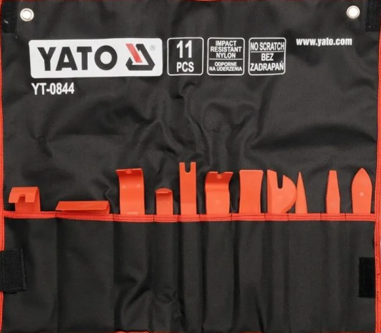YATO ZESTAW ŚCIĄGACZY DO TAPICERKI 11cz 0844