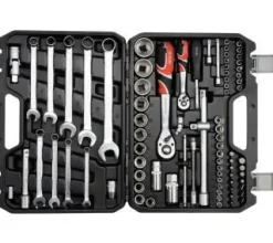 YATO ZESTAW KLUCZY 82el 1/2" / 1/4"