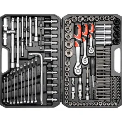 YATO ZESTAW KLUCZY 1/4" , 3/8" , 1/2" 128 elem. 38872