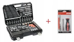 YATO ZESTAW KLUCZY 1/4" , 3/8" , 1/2" 128 elem. 38872