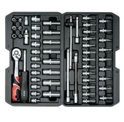 YATO ZESTAW KLUCZY 1/4" 56 elem. 14501