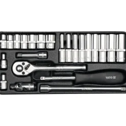 YATO ZESTAW KLUCZY 1/4" 23 elem. 14421