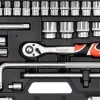 YATO ZESTAW KLUCZY 1/2" 25el