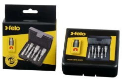 Zestaw 6 bitów nasadowych SW 6 / 7 / 8 / 10 / 12 / 13 FELO - dł. 66 mm w etui