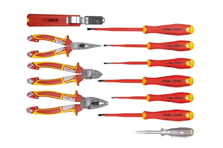 Zestaw 11 narzędzi dla elektryka FELO w etui