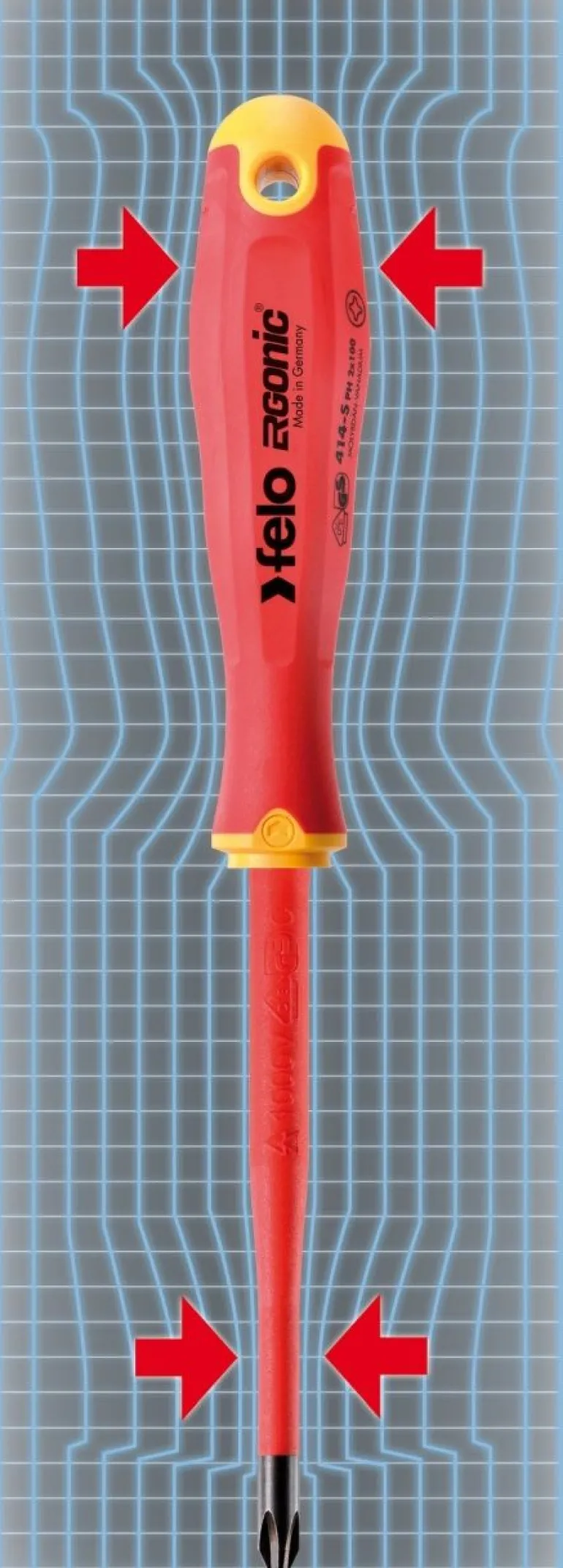 Zestaw 11 narzędzi dla elektryka FELO w etui