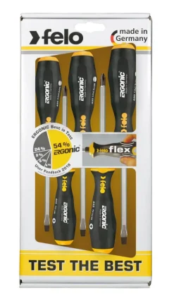 Zestaw 5 wkrętaków FELO Ergonic [5 cz.] do pobijania
