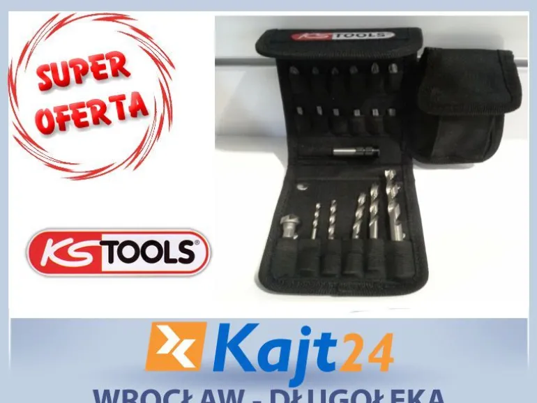 Zestaw bitów i wierteł KS TOOLS 20 części 911.2095